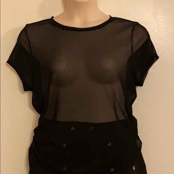 NWT Torrid Mesh Tee - Picture 4 of 5